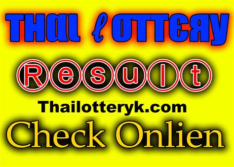 sixline thai lottery result live|Check thai lottery result 16 February 2024 official .